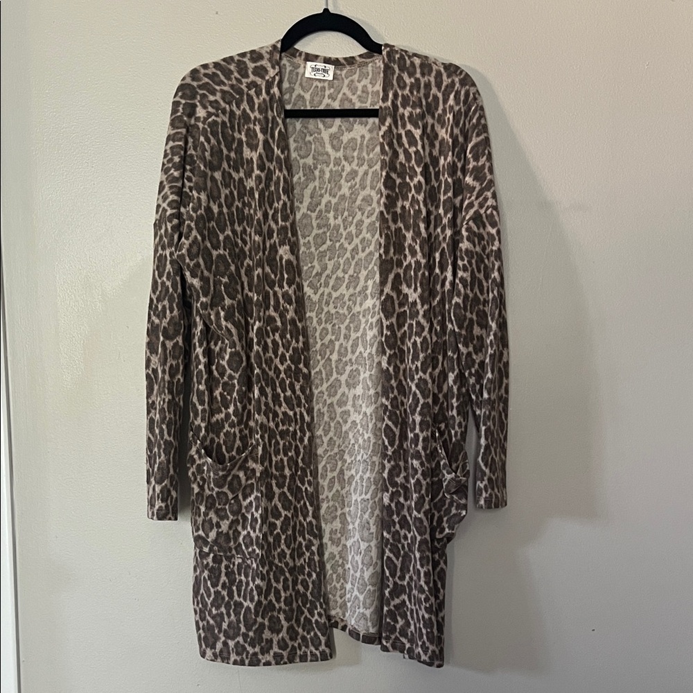 Leopard Print Cardigan